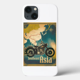  Zuidoost-Azië Motor Routes Iphone Case