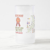 ZUIDOOST-AZIË OORLOGSSPELEN 2E PLAATS MATGLAS BIERPUL (Center)