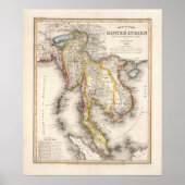 Zuidoost-Azië Poster (Voorkant)