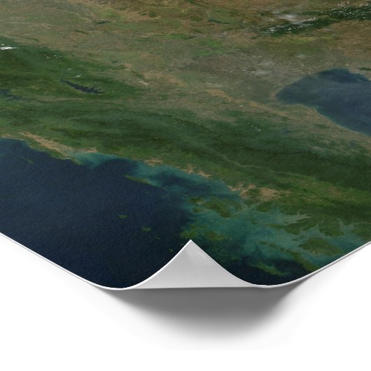 Zuidoost-Azië Poster (Hoek)