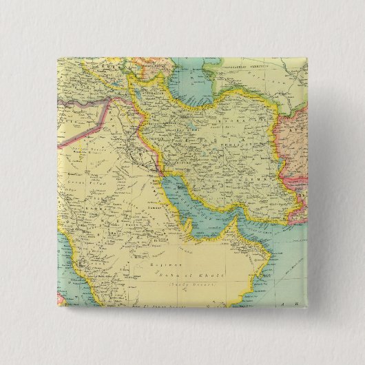 Zuidoost-Azië Vierkante Button 5,1 Cm (Voorkant)