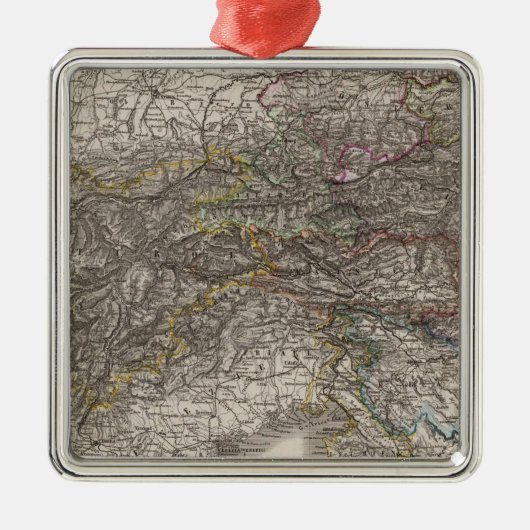 Zuidoost-Duitsland Metalen Ornament (Voorkant)