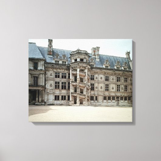 Zuidoost-façade van de Francois I Wing Canvas Afdruk (Voorkant)
