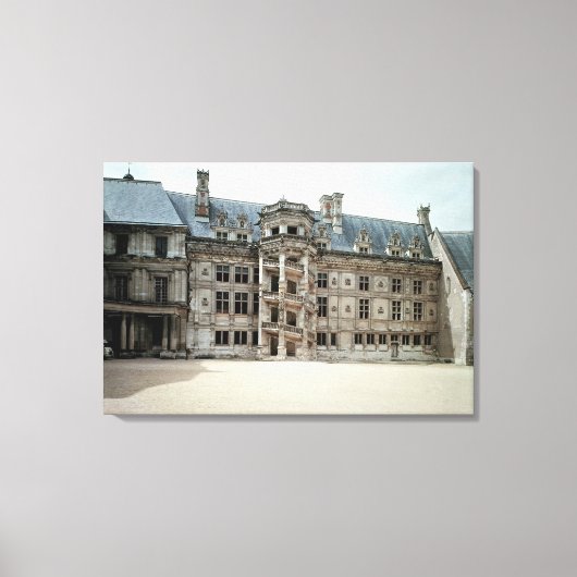 Zuidoost-façade van de Francois I Wing Canvas Afdruk (Voorkant)