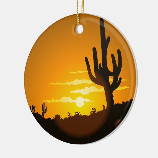 Zuidoost-Kerstmis Keramisch Ornament (Links)