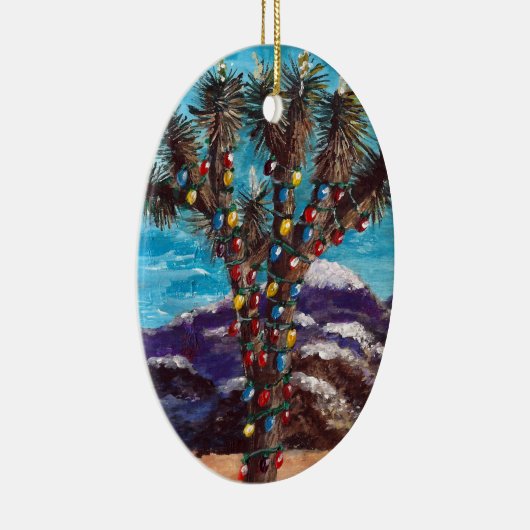 "Zuidoost-Kerstmis" Keramisch Ornament (Rechts)