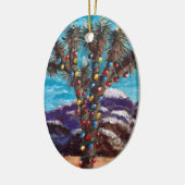 "Zuidoost-Kerstmis" Keramisch Ornament (Links)