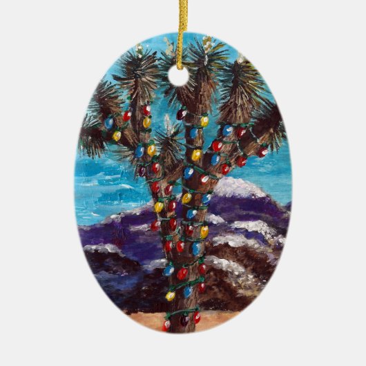 "Zuidoost-Kerstmis" Keramisch Ornament (Voorkant)