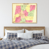 Zuidoost, stad canvas afdruk (Insitu (Slaapkamer))