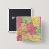 Zuidoost, stad vierkante button 5,1 cm (Voorkant /achterkant)