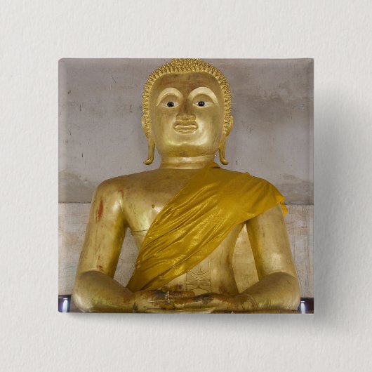 Zuidoost Thailand, Eiland Ko Samui ook bekend als Vierkante Button 5,1 Cm (Voorkant)