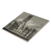 Zuidoost-uitzicht van Fonthill Abbey, 1812 (gravin Tegeltje (Zijkant)