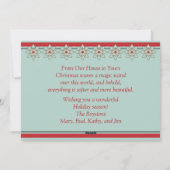 Zuidoost-westerse stijl Gelukkig kerstfeest Nieuwj Feestdagenkaart (Achterkant)