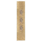 zuidoosters goudbruin legering korte tafelloper (Voorkant)