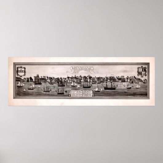 Zuidoostperspectief van de stad Philadelphia Poster (Voorkant)