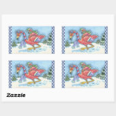 ZUIDPINKFLAMINGOS HOLIDAY STICKERS (Vel)