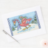 ZUIDPINKFLAMINGOS HOLIDAY STICKERS (Envelop)