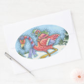 ZUIDPINKFLAMINGOS HOLIDAY STICKERS (Envelop)