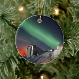 Zuidpool Amundsen-Scott, Antarctica Keramisch Ornament