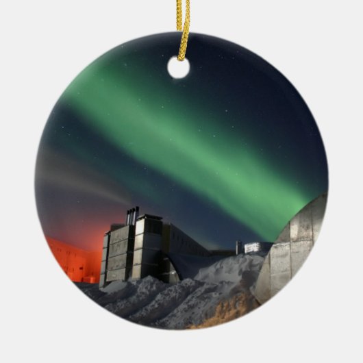 Zuidpool Amundsen-Scott, Antarctica Keramisch Ornament (Voorkant)