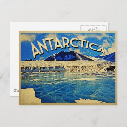  Zuidpool Antarctica Briefkaart (Voorkant / Achterkant)