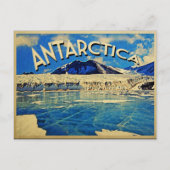  Zuidpool Antarctica Briefkaart (Voorkant)