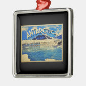 Zuidpool Antarctica Metalen Ornament (Links)