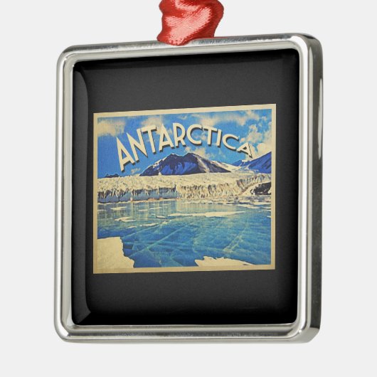  Zuidpool Antarctica Metalen Ornament (Links)