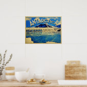  Zuidpool Antarctica Poster (Keuken)