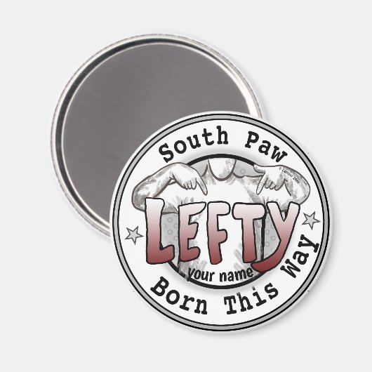 Zuidpoothandmagneet Magneet (Voorkant / Achterkant)