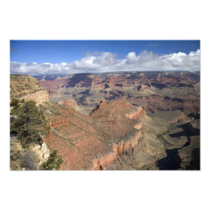 Zuidrand uitzicht op de Grand Canyon, Arizona, Foto Afdruk