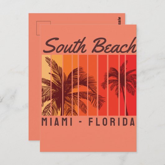 zuidstrand  briefkaart (Voorkant / Achterkant)