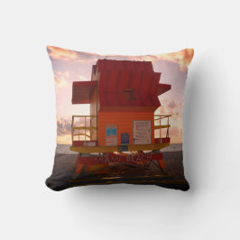 Zuidstrand, Miami Lifeguard Stand (Ocean Rescue) Kussen