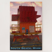 Zuidstrand, Miami Lifeguard Stand (Ocean Rescue) Legpuzzel (Verticaal)