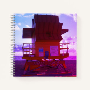 Zuidstrand, Miami Lifeguard Stand (Ocean Rescue) Notitieboek