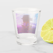 Zuidstrand, Miami Lifeguard Stand (Ocean Rescue) Shot Glas (Achterkant)