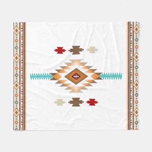 Zuidwest 2 - van kleur veranderen fleece deken (Voorkant (Horizontaal))