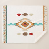 Zuidwest 2 - veranderlijke kleur sherpa deken (Voorkant (horizontaal))