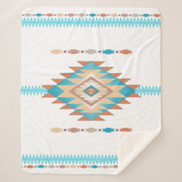 Zuidwest 4 - veranderlijke kleuren sherpa deken