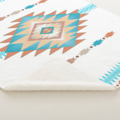 Zuidwest 4 - veranderlijke kleuren sherpa deken (3/4)