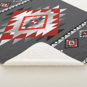 Zuidwest 5 - veranderlijke kleur sherpa deken (3/4)