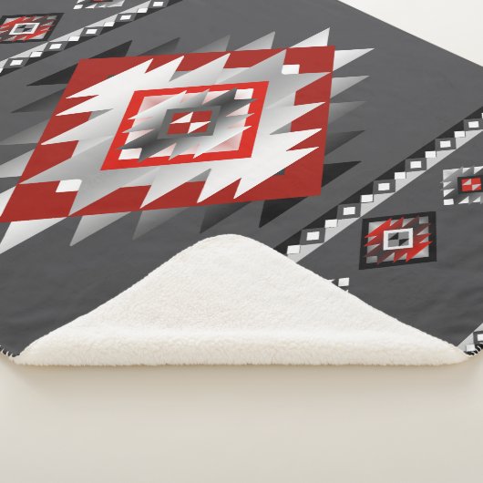 Zuidwest 5 - veranderlijke kleur sherpa deken (3/4)