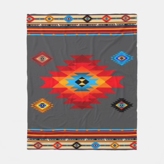 Zuidwest 7, veranderlijke kleur fleece deken (Voorkant)