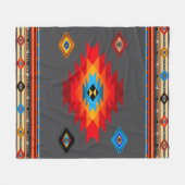 Zuidwest 7, veranderlijke kleur fleece deken (Voorkant (Horizontaal))