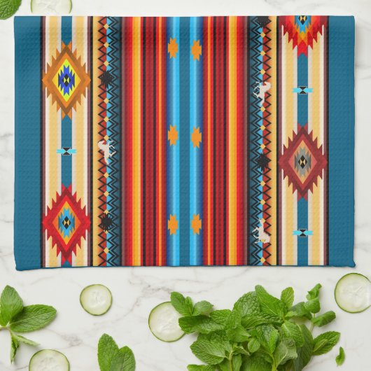 Zuidwest 7, veranderlijke kleur theedoek (Gevouwen)