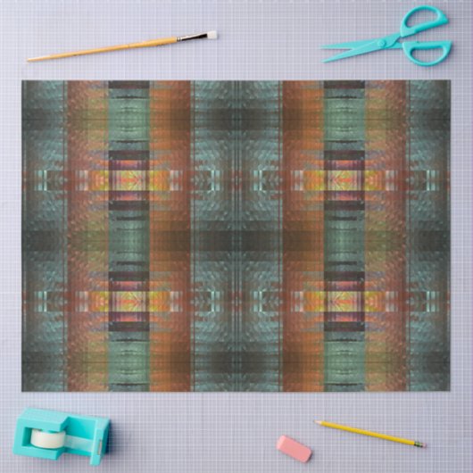 Zuidwest-Abstract Woven Pattern Decoupage Tissuepapier (Craft)