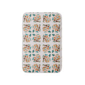 Zuidwest-Abstracte aardetinten Pattern Art Badmat (Voorkant Verticaal)