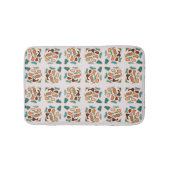 Zuidwest-Abstracte aardetinten Pattern Art Badmat (Voorkant)