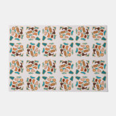 Zuidwest-Abstracte aardetinten Pattern Art Deurmat (Voorkant)