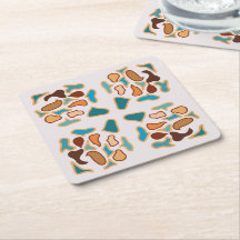 Zuidwest-Abstracte aardetinten Pattern Art